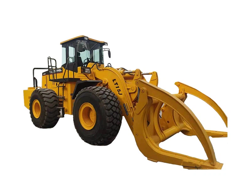Powerful Grapple Wheel Loader For Forest Farm